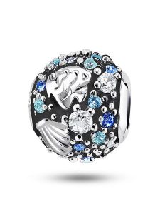 CHARM'S Srebrny charms z cyrkoniami rozmiar: onesize. Czarne zawieszki CHARM'S, z cyrkonią, srebrne. Za 86,99 zł.