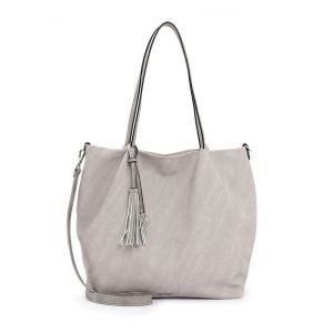 Emily & Noah Torebka Shopper E&N Elke Torby na zakupy 1 ct Szary Damski. Szare shopper bag Emily & Noah, z aplikacjami, z poliesteru, na ramię, zdobione, bez dodatków. Za 278,99 zł.