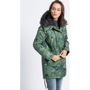 Femi Pleasure - Parka Tupi. Szare kurtki marki Femi Stories, l, z materiału. W wyprzedaży za 399,90 zł.