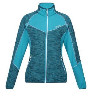 Bluza Polarowa Damska Pełen Suwak Hepley II. Niebieskie bluzy Regatta, na zimę, bez wzorów, z polaru, bez kaptura. Za 72,99 zł.