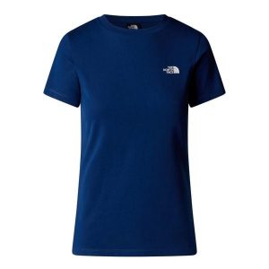 The North Face Koszulka S/S Simple Dome Nf0A87Nhd1R. Niebieskie koszulki sportowe The North Face, bez wzorów, bez ramiączek. Za 98,99 zł.