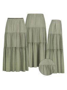 Eight2Nine Spódnica w kolorze miętowym rozmiar: S. Zielone spódnice Eight2Nine, s, bez wzorów, maxi. Za 113,90 zł.