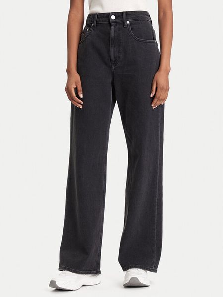 Tommy Jeans Jeansy Mia DW0DW20455 Czarny Relaxed Fit. Czarne jeansy Tommy Jeans, bez wzorów, z bawełny. Za 239,99 zł.