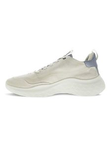 Ecco Skórzane sneakersy w kolorze kremowym rozmiar: 36. Brązowe trampki ecco, bez wzorów, bez zapięcia. Za 139,87 zł.
