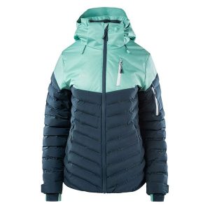 Kurtka narciarska damska Elbrus Estella W - zielona, Rozmiar M. Zielone kurtki Elbrus, na zimę, m, bez wzorów, z materiału, bez kaptura, narciarskie, primaloft. Za 579,99 zł.