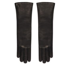 Rękawiczki Weekend Max Mara. Czarne rękawiczki Weekend Max Mara, bez wzorów. Za 744,99 zł.