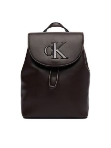 Calvin Klein Plecak Bold Ck Flap Mini Backpack LV04F3893G Brązowy ciemny. Brązowe plecaki Calvin Klein. Za 489,99 zł.