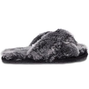 Kapcie EMU Australia. Szare kapcie EMU Australia, bez wzorów. Za 299,99 zł.