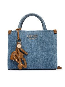 Liu Jo Torebka AA6192 T377A Niebieski. Niebieskie torebki klasyczne Liu Jo, bez wzorów, z materiału, bez dodatków. Za 599,99 zł.