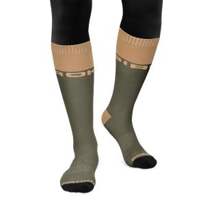 Skarpety snowboardowe Siroko Fuji Olive Green. Zielone skarpetki SIROKO, bez wzorów. Za 63,00 zł.