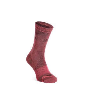 Skarpety merino damskie Ortovox Alpine Pro Comp Mid Socks. Czerwone skarpetki ORTOVOX, bez wzorów. Za 130,99 zł.