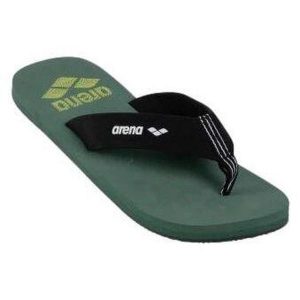 Japonki Arena Sand Thong. Czarne klapki Arena, bez wzorów, z bawełny, bez obcasa. Za 109,99 zł.