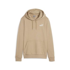 Damska bluza z kapturem z haftem Puma Essentials+. Brązowe bluzy Puma, m, bez wzorów, z kapturem. Za 99,00 zł.