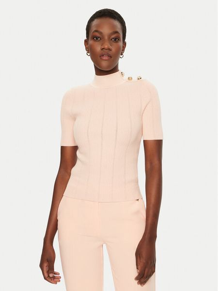 Marciano Guess Sweter 5RGR24 5810Z Różowy Regular Fit. Czerwone swetry klasyczne Marciano Guess, s, z wiskozy, bez kołnierzyka. Za 269,99 zł.