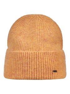 LUHTA Czapka "Naskarla" w kolorze pomarańczowym rozmiar: onesize. Pomarańczowe czapki Luhta, bez wzorów, prążkowane. Za 61,46 zł.