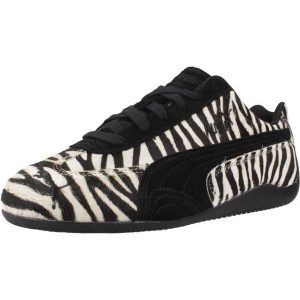Buty PUMA YELLOW SPEEDCAT ZEBRA WNS Nadruk zwierzęcy. Żółte buty trekkingowe Puma, z tkaniny, bez zapięcia. Za 373,99 zł.