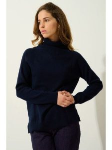 AUTHENTIC CASHMERE Kaszmirowy golf "Madeline" w kolorze czarnym rozmiar: XXL. Czarne golfy AUTHENTIC CASHMERE, bez wzorów, z kaszmiru. Za 391,99 zł.