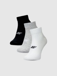 4F Skarpetki casual za kostkę (3-pack) damskie - multikolor 35-38. Skarpetki 4f, bez wzorów, z bawełny. Za 49,99 zł.