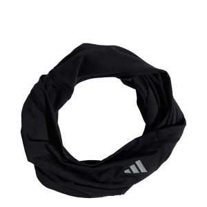 Komin CLIMACOOL. Czarne szaliki ADIDAS, bez wzorów. Za 79,95 zł.
