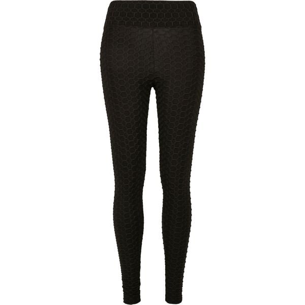 Damskie legginsy z wysokim stanem Urban Classics Honeycomb. Czarne legginsy Urban Classics, bez wzorów, z podwyższonym stanem. Za 142,50 zł.