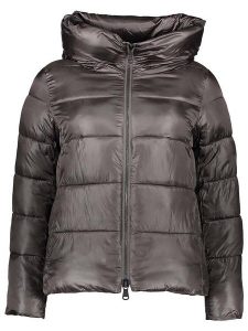 CANADIAN Kurtka zimowa "Cape" w kolorze antracytowo-oliwkowym rozmiar: 38. Czarne kurtki CANADIAN, na zimę, bez wzorów, z puchu, bez kaptura. Za 205,93 zł.