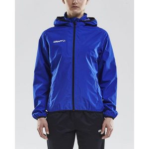 Wodoodporna wiatrówka damska Craft. Niebieskie kurtki Craft, bez wzorów, bez kaptura. W wyprzedaży za 350,80 zł.