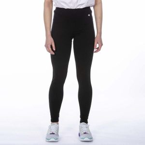 Czarne Legginsy Champion Damskie. Czarne legginsy Champion, bez wzorów, z bawełny. Za 79,00 zł.