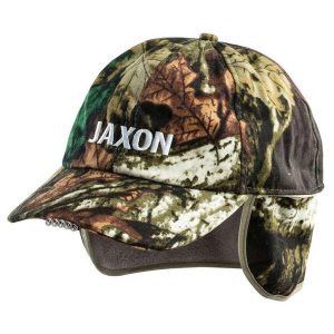 Czapka z latarką w daszku UJ-CZX02B. Brązowe czapki JAXON, bez wzorów. Za 59,99 zł.