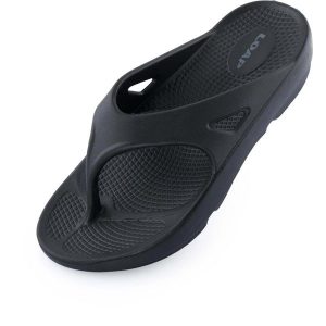 Damskie klapki Loap Kara czarne. Czarne klapki LOOP, bez wzorów, bez obcasa. Za 139,99 zł.