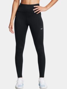 Legginsy Under Armour Vanish Cw Legging Damskie. Czarne legginsy Under Armour, bez wzorów, z dzianiny, z podwyższonym stanem. Za 285,85 zł.