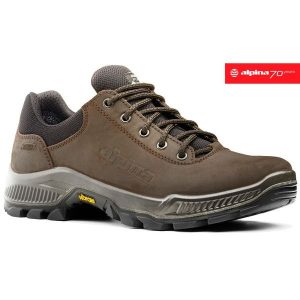 Buty Trekkingowe dla dorosłych Alpina Prima Low Vibram. Brązowe buty trekkingowe Alpina, bez zapięcia. Za 550,00 zł.