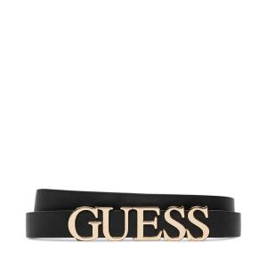 Pasek Guess. Czarne paski Guess, z aplikacjami. Za 137,99 zł.