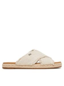 MICHAEL Michael Kors Espadryle Kenzie 40S6KZFS2D Beżowy. Brązowe espadryle MICHAEL Michael Kors, bez wzorów, z materiału, bez obcasa. Za 529,99 zł.