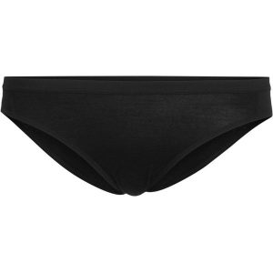 Figi Termoaktywne Damskie Icebreaker Women Siren Bikini. Czarne figi Icebreaker, bez wzorów, z lycry. Za 139,99 zł.