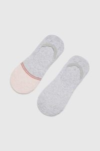 Bawełniane skarpetki stopki damskie 2-pack. Skarpetki MOODO, bez wzorów, z bawełny. W wyprzedaży za 10,99 zł.