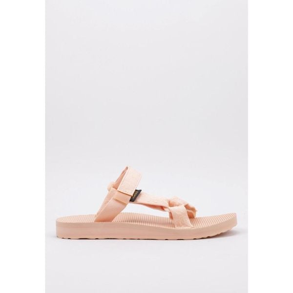 Klapki damskie Teva Universal Slide. Brązowe klapki Teva, bez wzorów, bez obcasa. Za 169,99 zł.