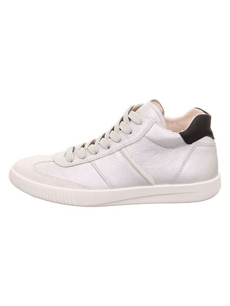 Legero Skórzane sneakersy "Silence" w kolorze biało-czarnym rozmiar: 41. Białe trampki Legero, bez wzorów, bez zapięcia. Za 289,20 zł.