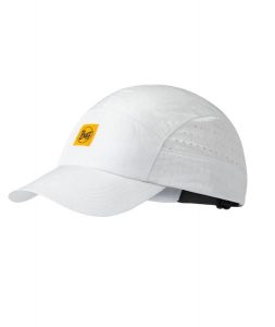 Czapka z daszkiem BUFF SPEED CAP LOGO. Białe czapki Buff, bez wzorów, z materiału, wakacyjne. Za 137,10 zł.