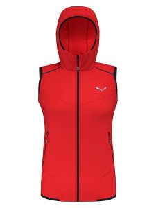 Salewa Kamizelka trekkingowa "Pedroc Durastretch Light" w kolorze czerwonym rozmiar: 42. Czerwone kamizelki Salewa, bez wzorów, bez kołnierzyka, bez ramiączek, bez kaptura. Za 211,31 zł.