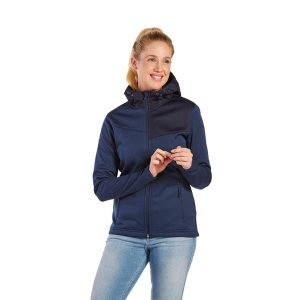 Kurtka damska Erima Softshell Performance. Niebieskie kurtki Erima, l, bez wzorów, z materiału, bez kaptura. W wyprzedaży za 201,00 zł.