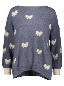 Miss goodlife Sweter w kolorze szarym rozmiar: S. Szare swetry oversize miss goodlife, s, bez wzorów, z wełny, bez ramiączek. Za 118,56 zł.