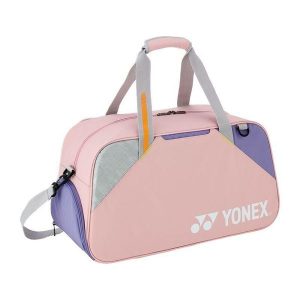 Torba do badmintona na rakiety Yonex 52511 Club Boston Bag. Czerwone torby podróżne i sportowe YONEX, bez wzorów, z materiału, na ramię. Za 289,99 zł.