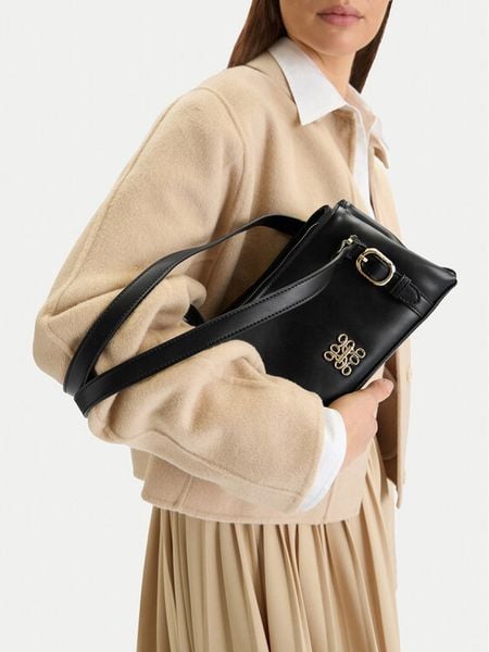 Nine West Torebka CEO-Amara-LDA8703 Czarny. Czarne torebki klasyczne Nine West, bez wzorów, z materiału, bez dodatków. Za 199,99 zł.