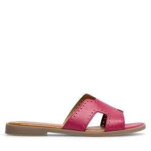 Klapki Lasocki. Czerwone klapki Lasocki, bez wzorów, bez obcasa. Za 119,99 zł.