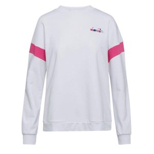 Bluza damska DIADORA L.SWEATSHIRT CREW SPOTLIGHT. Czarne bluzy Diadora, l, bez wzorów, bez kaptura. Za 79,99 zł.