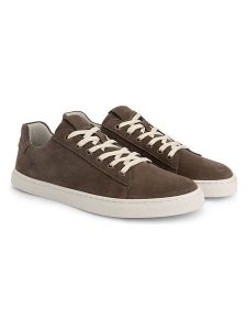 TRAVELIN' Skórzane buty "Bergvik" w kolorze brązowym do chodzenia na boso rozmiar: 39. Brązowe trampki Travelin', bez wzorów, bez zapięcia. Za 339,99 zł.