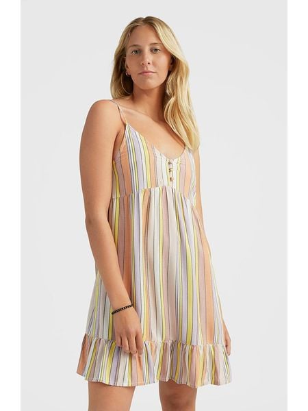 O'Neill Sukienka "Malu" ze wzorem rozmiar: M. Sukienki O'Neill, m, bez wzorów, bez kołnierzyka, bez ramiączek, mini. Za 78,66 zł.