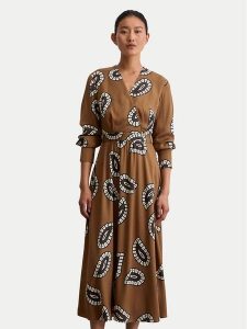 Marc O'Polo Sukienka codzienna 508 1208 21495 Brązowy Flared Fit. Brązowe sukienki Marc O'Polo, na co dzień, bez wzorów, z wiskozy, bez kołnierzyka, bez ramiączek, proste. Za 619,99 zł.