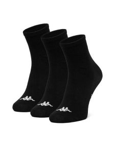 Kappa Skarpety długie CEO_KR_FRESH_SS26 (3-PACK) Czarny. Czarne skarpetki Kappa, bez wzorów, z bawełny. Za 34,99 zł.