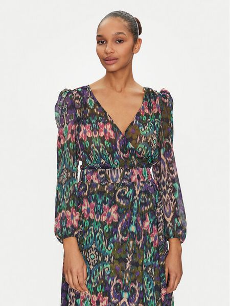 Morgan Bluzka 251-CBIL.F Kolorowy Regular Fit. Bluzki Morgan, bez wzorów, z syntetyku, bez kołnierzyka, bez ramiączek. Za 159,99 zł.